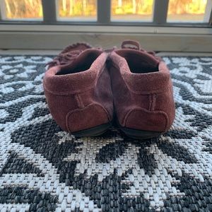 Burgundy Moccasins
